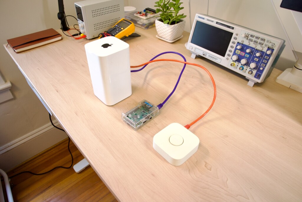 Raspberry Pi, Hue Bridge and Router In a Local Network