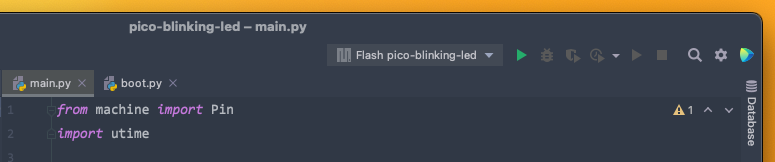 PyCharm - Run Configuration for Flashing All Files
