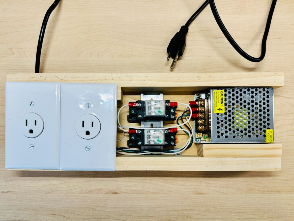 Top View of 2-Channel DMX512 Switch