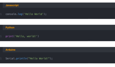 Hello World in Different Languages