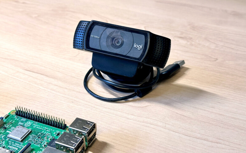 USB Webcam (Logitech C920 HD) with Raspberry Pi