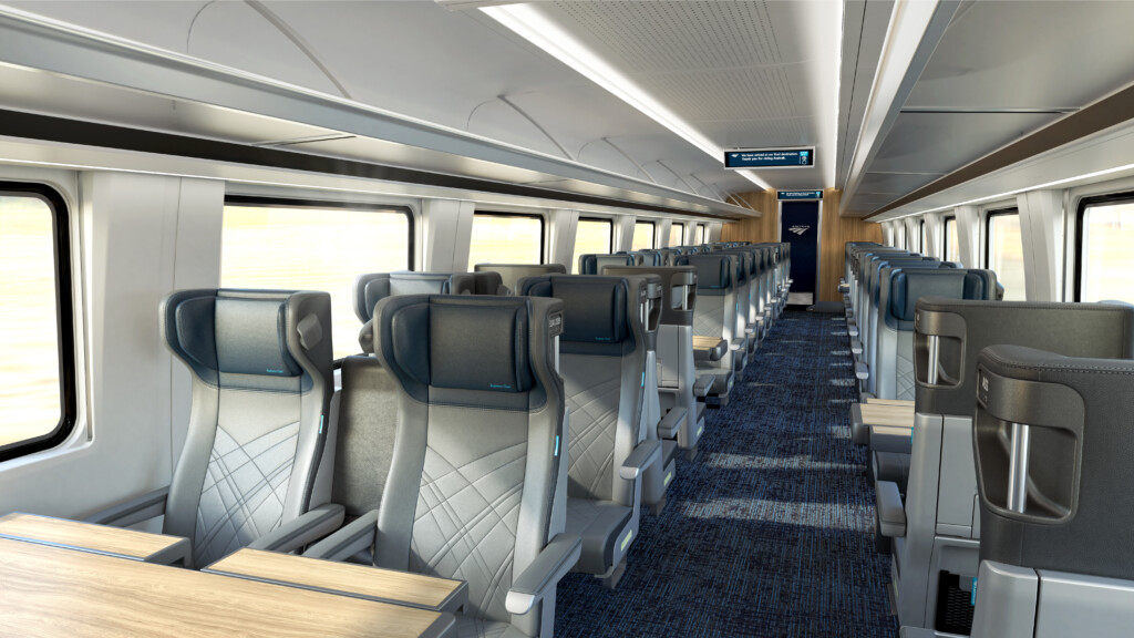 Amtrak Airo Business Class Seating