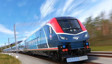 Amtrak Airo Intercity Train Concept Exterior Close-Up