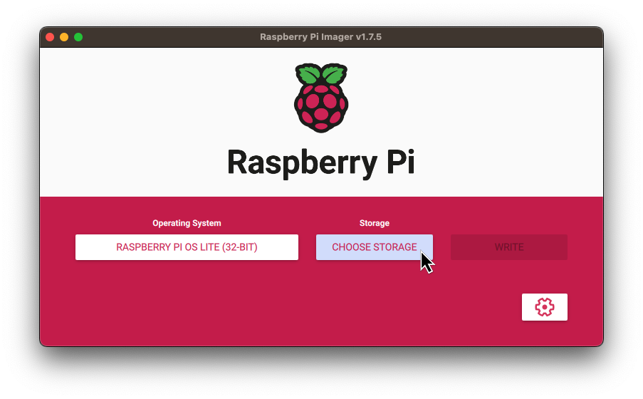 Raspberry Pi Imager - SD Card