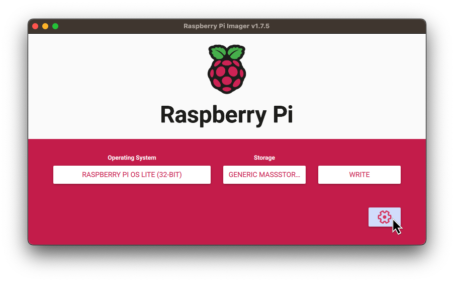Raspberry Pi Imager - WiFi Settings