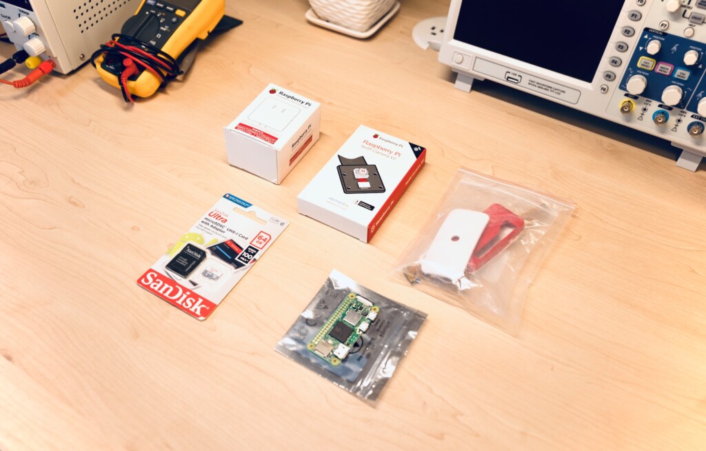 Project Parts - Pi Zero 2 W, NoIR Camera, Case, SD Card, Power Supply