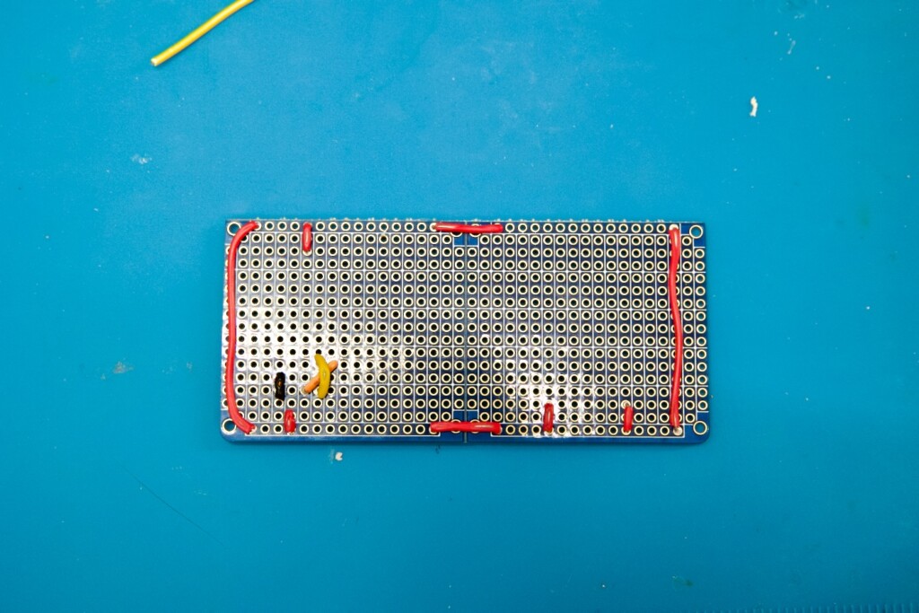 Soldering connections to the PCB